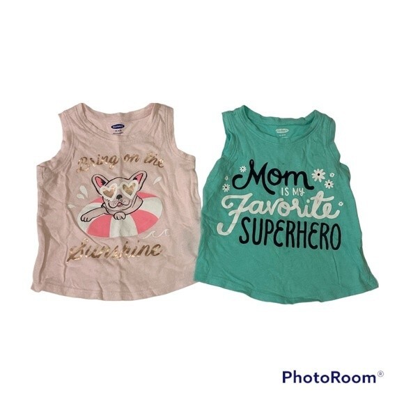 Old Navy Toddler's Lots of 6 Printed Dress And Tank Top Size 18-24m - Picture 3 of 7